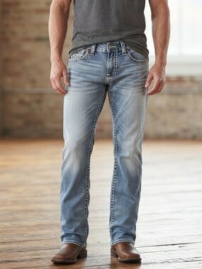 Big Star Light Blue Washed Bootcut Jeans